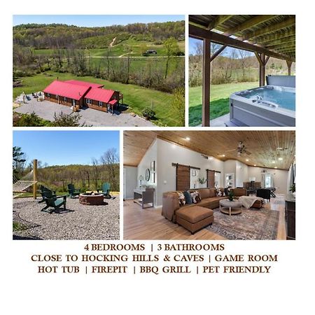Spacious Cabin Near Hocking Hills And Caves With Hot Tub And Firepit Laurelville Bagian luar foto